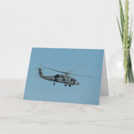 Cartão Placa de saudação Seahawk MH-60R