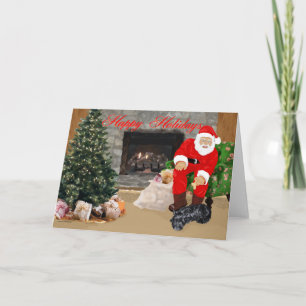 Cartão Placa de saudação Terrier escocesa