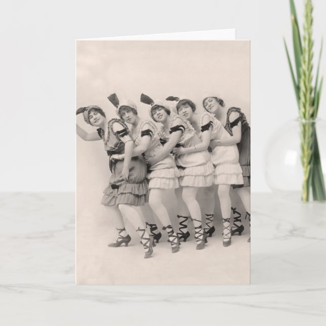 Cartão Placa de Saudação Vintage Bathing - 1780238.jpg (Frente)