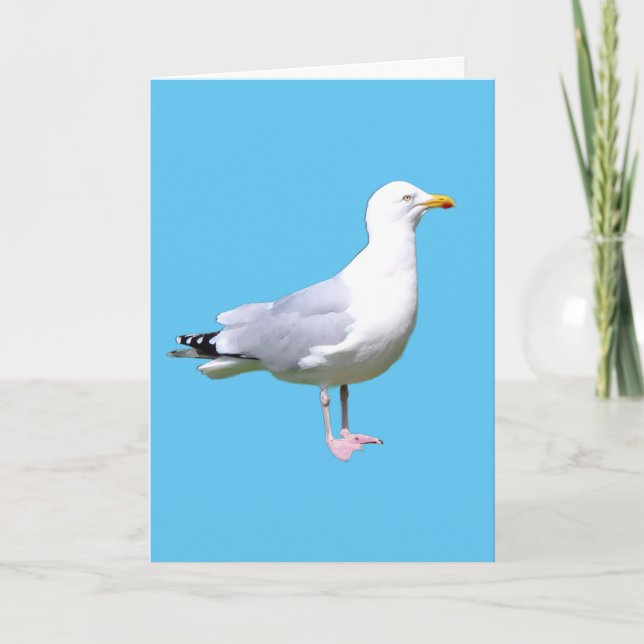 Cartão Placa de saudações de texto adicionado em pé à gai (Frente)