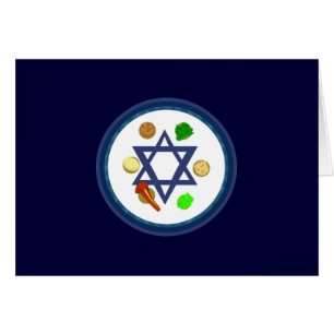 Cartão Placa de Seder