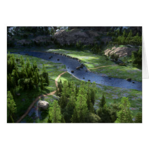 Cartão Placa de Solitude Cwm