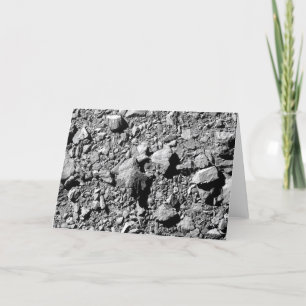 Cartão Placa de superfície da lua com asteroide DART Dimo