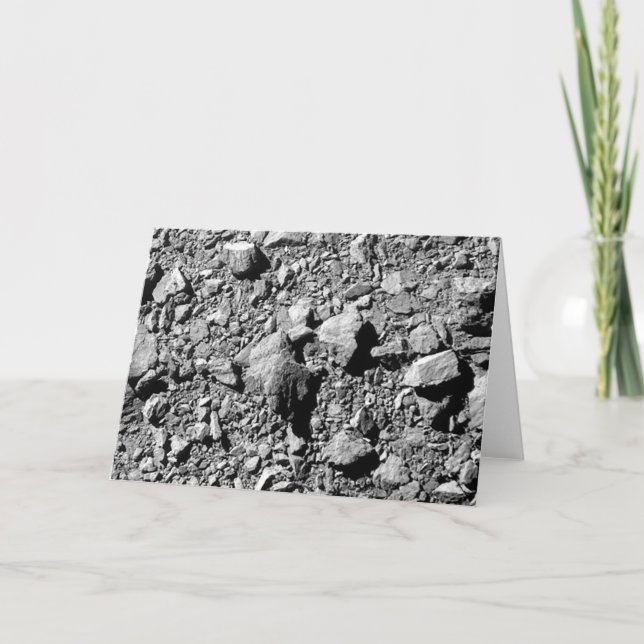 Cartão Placa de superfície da lua com asteroide DART Dimo (Frente)