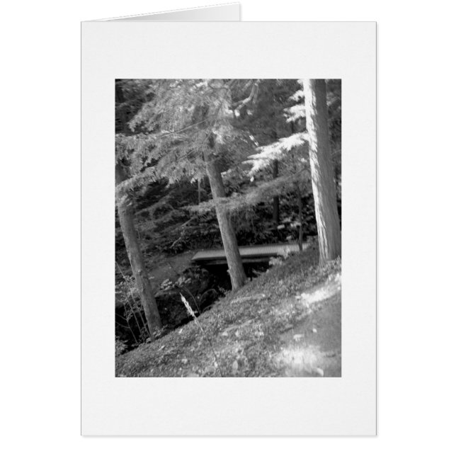 Cartão Placa de tela frontal preta e branca (Frente)