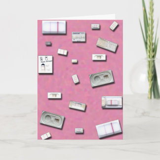 Cartão Placa de testes de gravidez doméstica