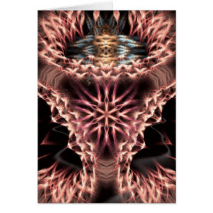 Cartão Placa de Trono Fractal