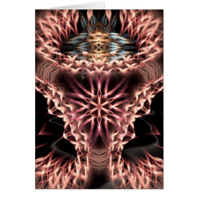 Cartão Placa de Trono Fractal (Frente)