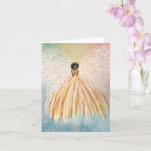 Cartão Placa de Vazio Angel Bright