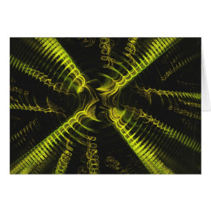 Cartão Placa de vazio com fundo de Design espiral frontal