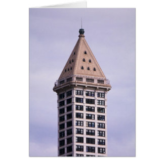 Cartão Placa de Vazio da Torre Seattle Smith