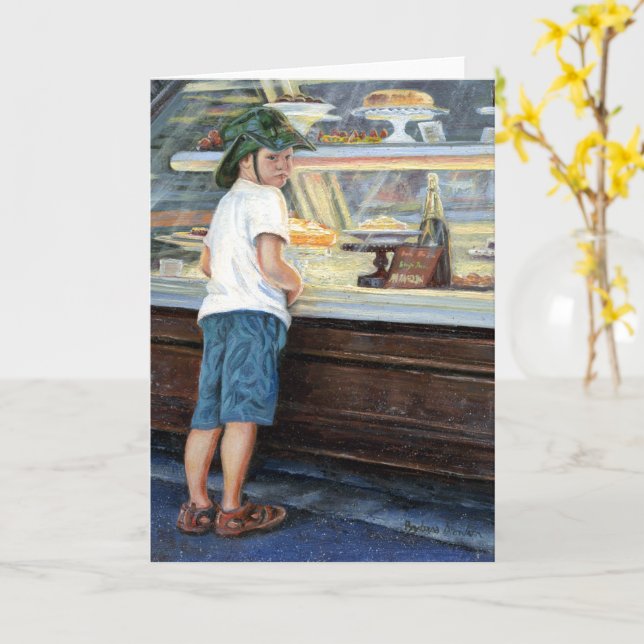 Cartão Placa de Vazio "Deserto Negado" (Flor Amarela)