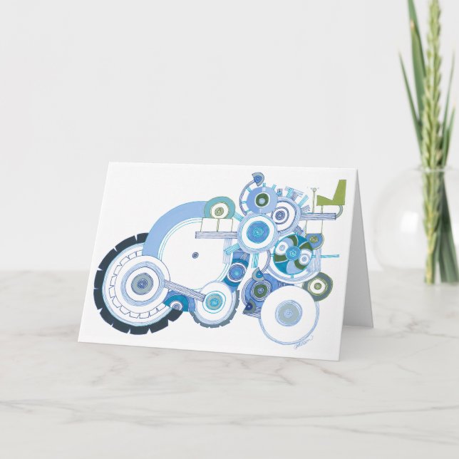 Cartão Placa de vazio do trator (Frente)