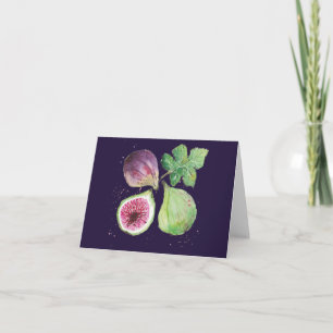 Cartão Placa de vazio Figs