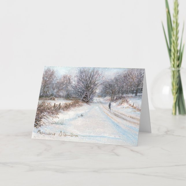 Cartão Placa de Vazio "Isolamento Inverno" (Frente)