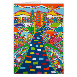 Cartão Placa de Vazio Skyline Philadelphia