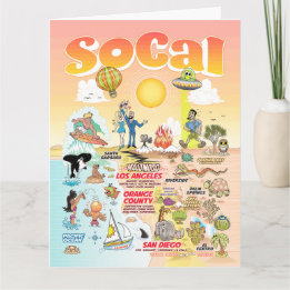 Cartão Placa de Vazio SoCal com tamanho alfabético