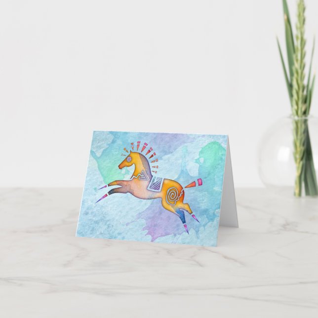 Cartão Placa de Vazio Spirit Pony (Frente)