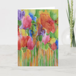 Cartão Placa de Vazio Tulip Paloza