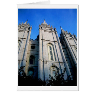 Cartão Placa de visualização de templo