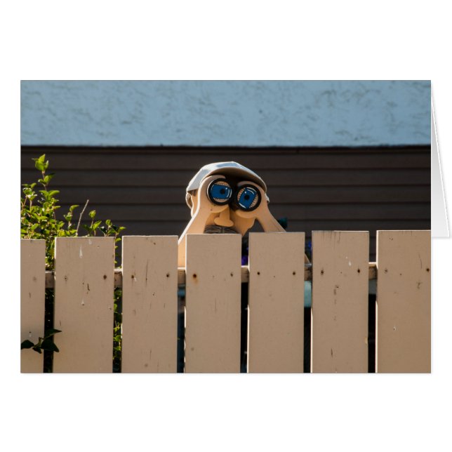 Cartão Placa Dentro de Vazio de Vizinho Antecipante (Frente horizontal)