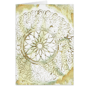 Cartão Placa Design de arte digital