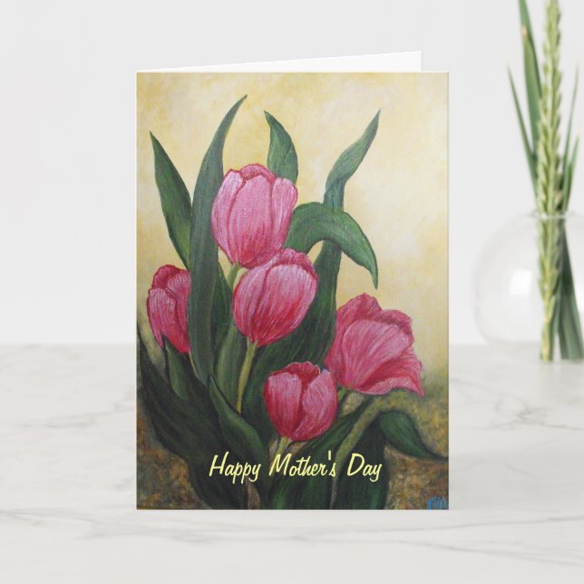 Cartão Placa Dia de as mães do bobo (Frente)