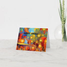 Cartão Placa Diwali 6