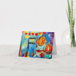 Cartão Placa Diwali 7