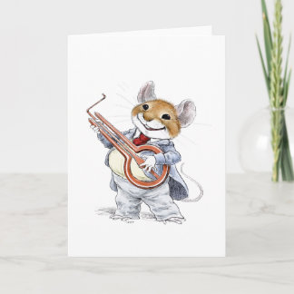 Cartão Placa do mouse Boca Harp