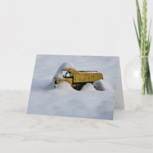 Cartão Placa dobrada de 5"x7"   Flor de Neve