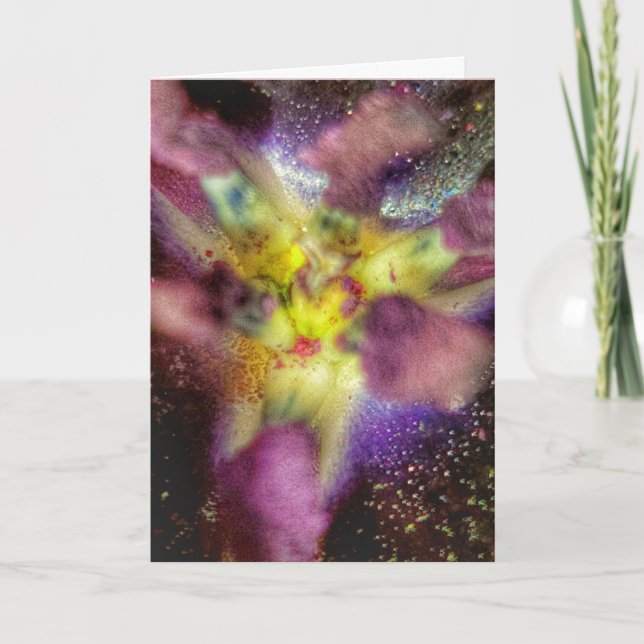 Cartão Placa dobrada de 5"x7" | Tulip Supernova (Frente)