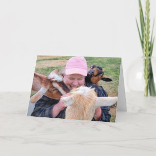 Cartão Placa dobrada de 7"x5"   À La Goate