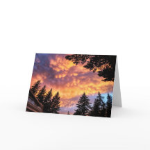 Placa dobrada de 7"x5" | Mammatus Cloud Sunset