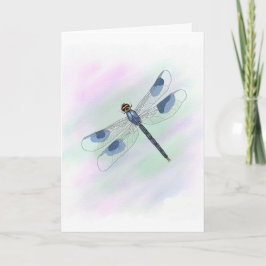 Cartão Placa Dragonfly Com Poem