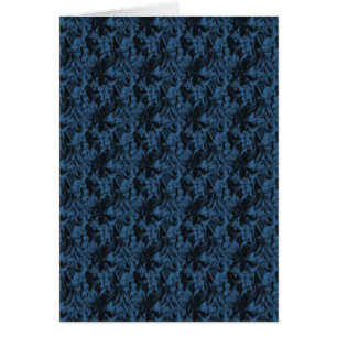 Cartão Placa Elegante Design de Satin Impressa Azul