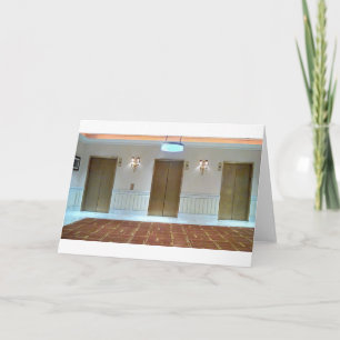 Cartão Placa elevadora