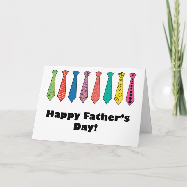 Cartão Placa empilhada do dia de os pais (Frente)