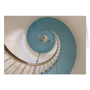 Cartão Placa Espiral do Farol Lyngvik