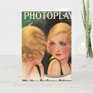 Cartão Placa Estrela de Constance Bennett