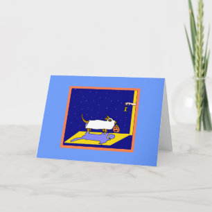 CARTÃO PLACA FANTASMA DACHSHUND