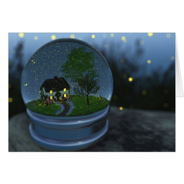 Cartão Placa Firefly Globe (Frente Horizontal)
