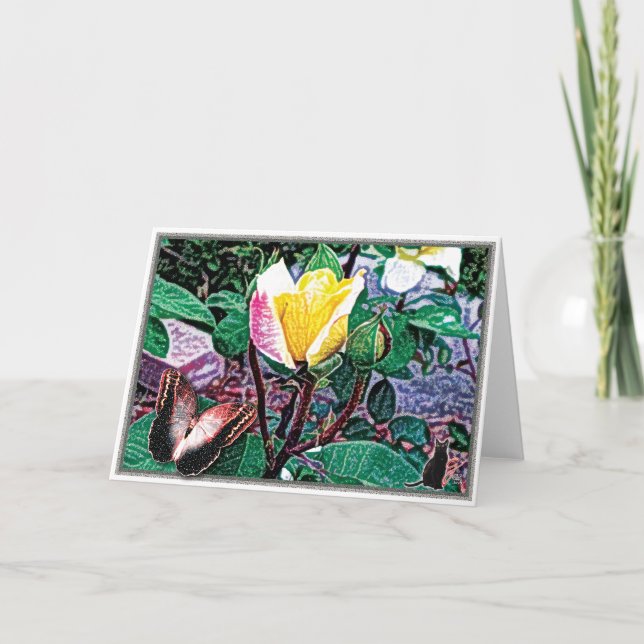 Cartão Placa Flame do ouro (Frente)