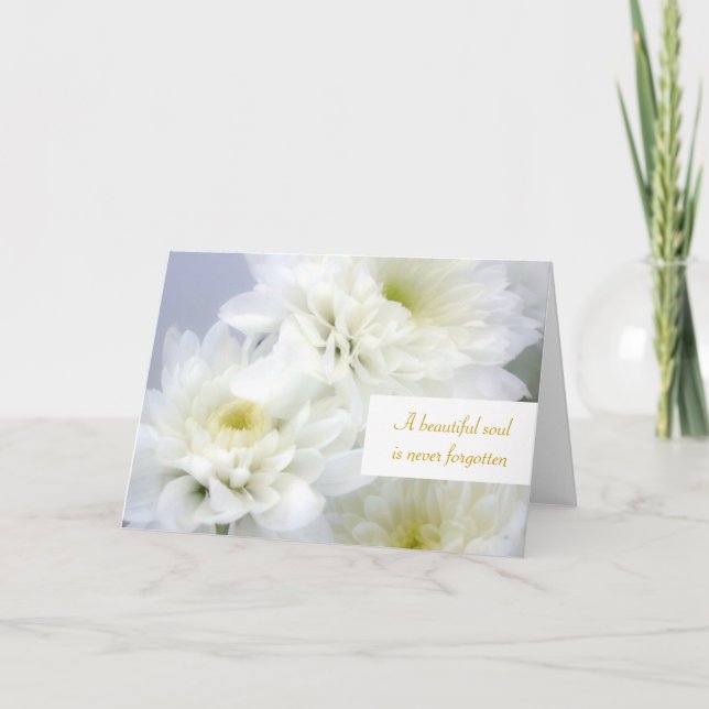 Cartão Placa Floral de Simpatia Mais Profunda (Frente)