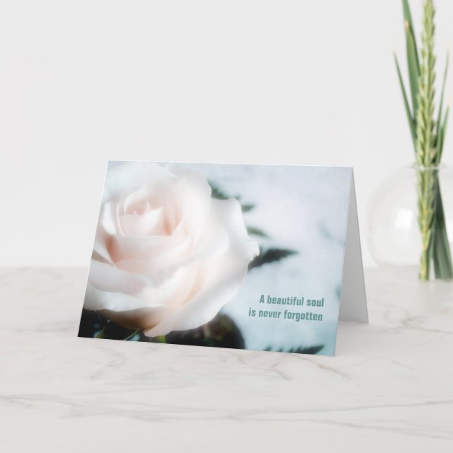 Cartão Placa Floral Elegante de Simpatia Mais Profunda (Frente)