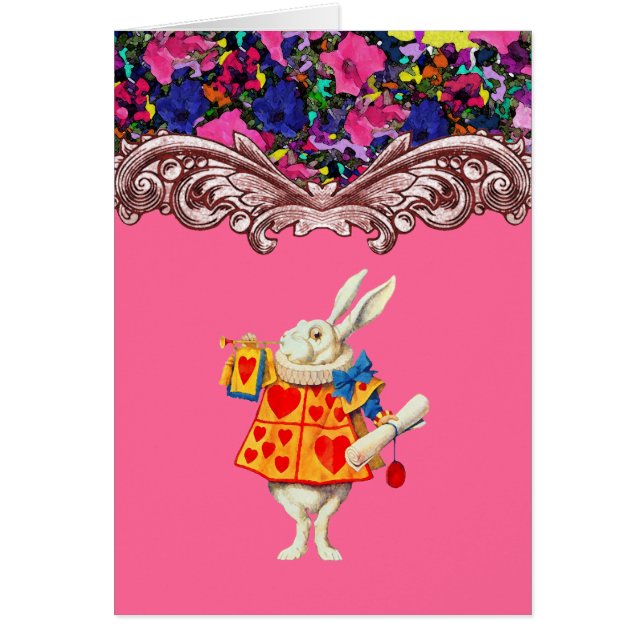 Cartão Placa ~ Flores Reproduzíveis (Frente)