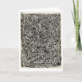 Cartão Placa fragmentada