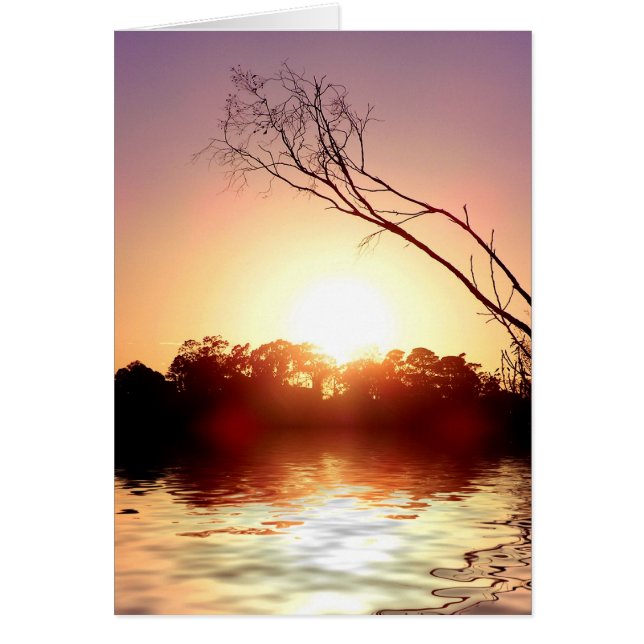 Cartão Placa GLOW SUNSET (Frente)