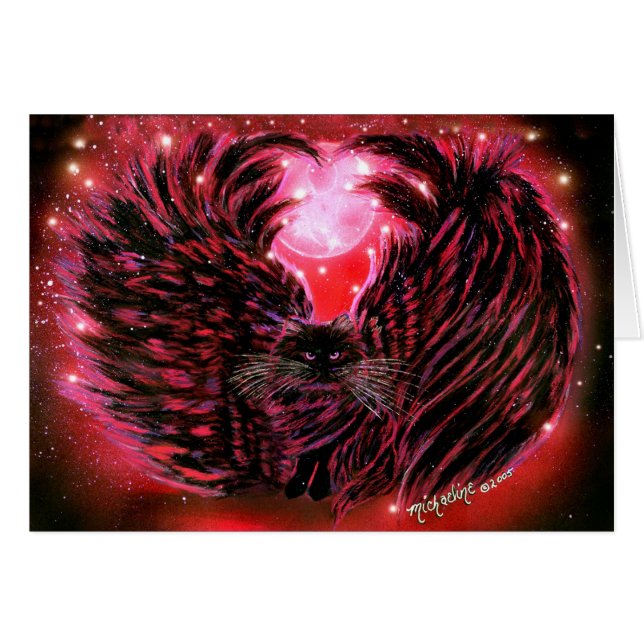 Cartão Placa Gótica de Fada (Frente Horizontal)