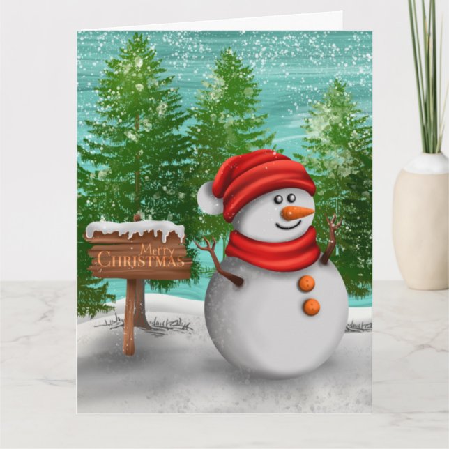 Cartão Placa grande (8,5" x 11") (Frente)